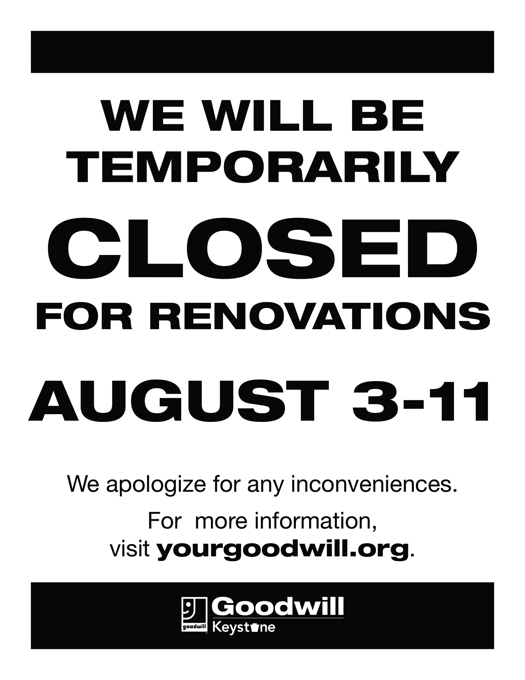 Robesonia Goodwill Store Undergoes Renovation, Set to Reopen August 12